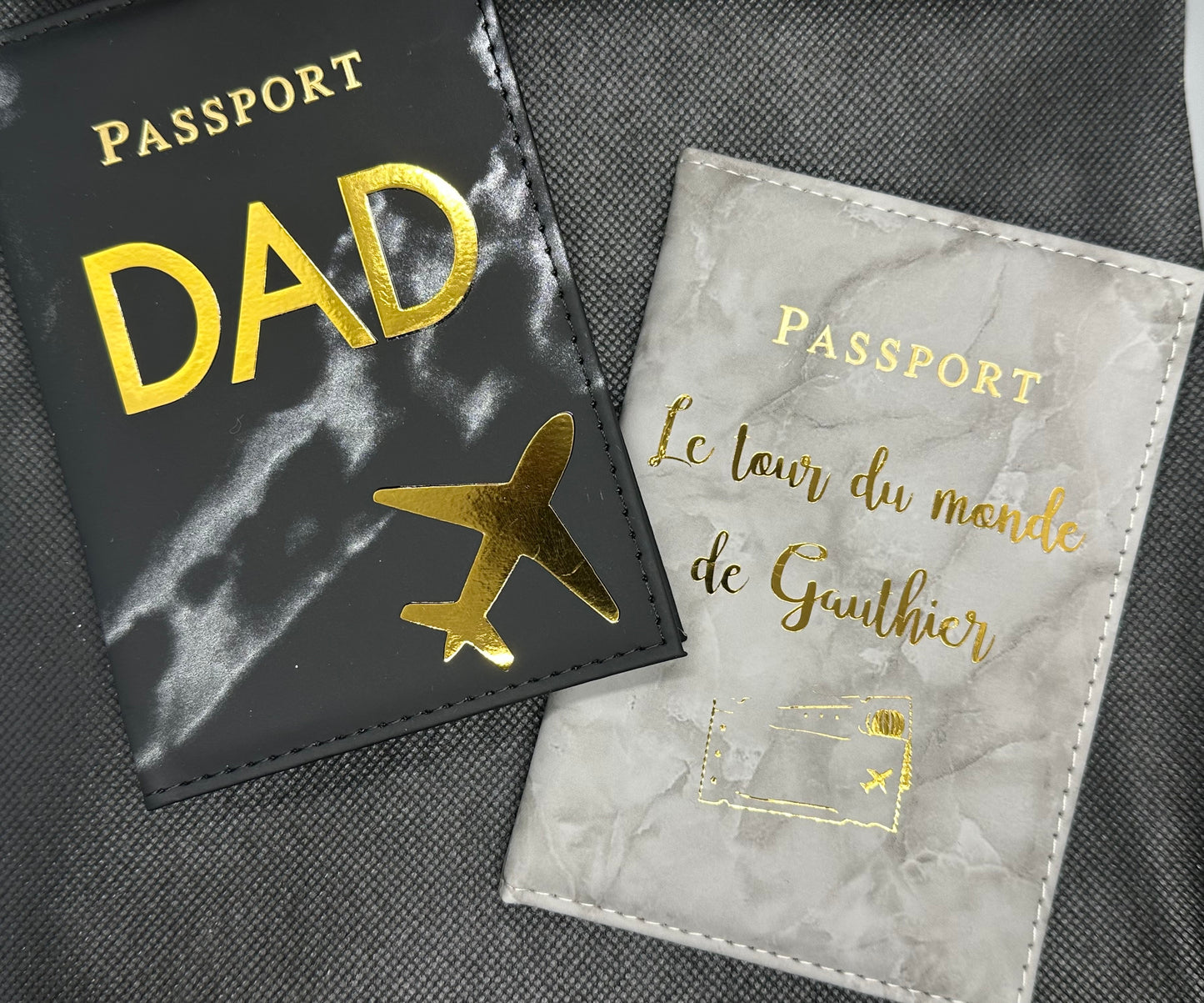 Protège Passeport Personnalisé – Élégant et Unique