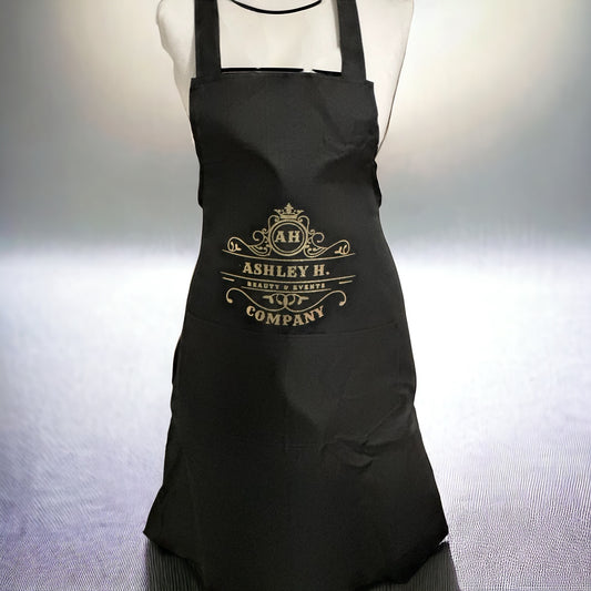 Tablier Professionnel Personnalisé – Beauté, Coiffure, Maquillage & Traiteur